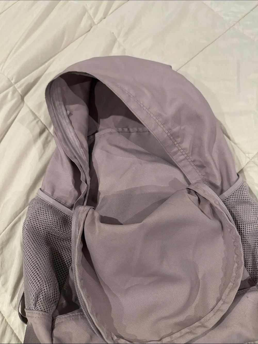 PINK Victoria's Secret Lavender Canvas Backpack